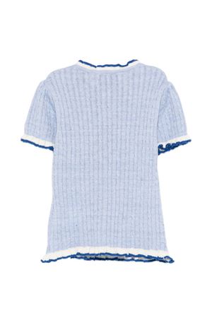 t-shirti in lino azzurro ETRO KIDS | GY9A20X0259824